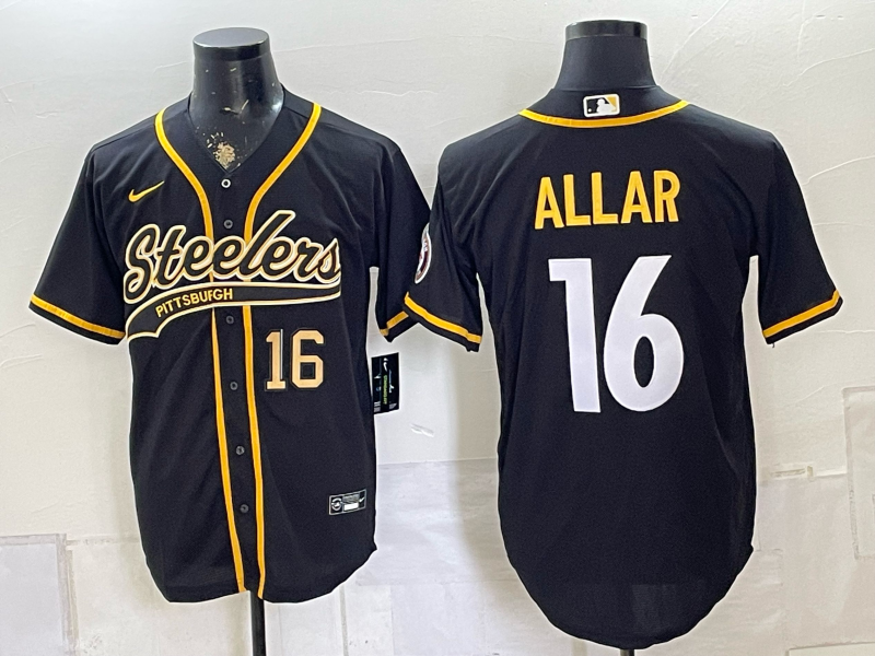 2026 Men Pittsburgh Steelers #16 Allar Black Limited Nike NFL Jersey 0823005->pittsburgh steelers->NFL Jersey